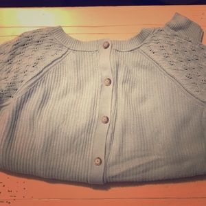 Loft Button Back Sweater - XL